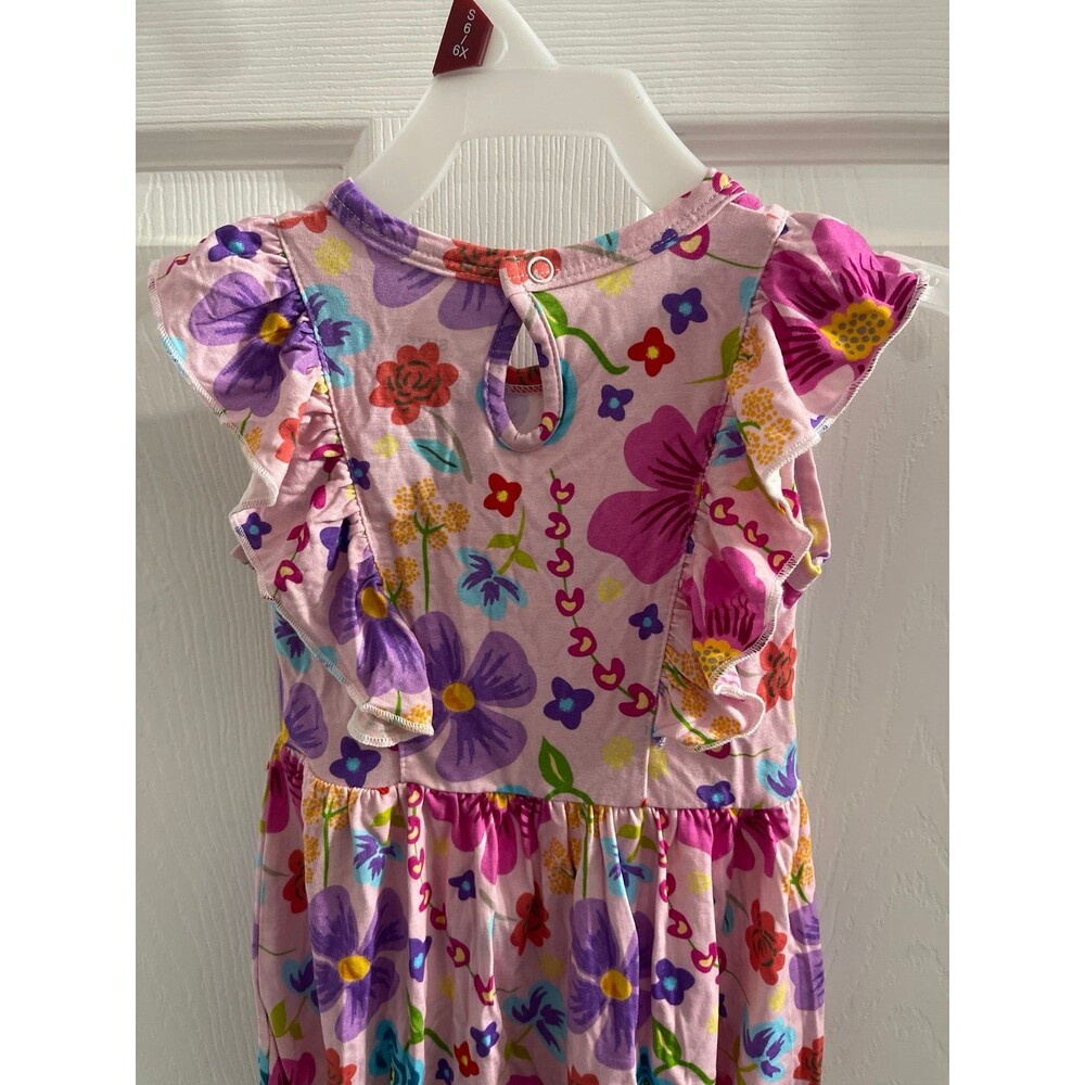 Suzel Baby Girl Vivid Flower Bamboo Viscose Romper Size 12 -18M New Without Tag - Picture 4 of 6